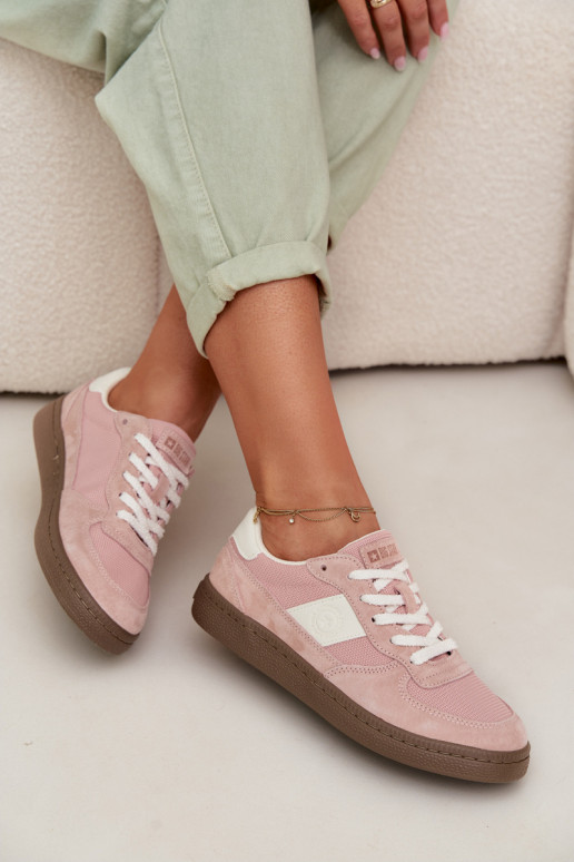 Sneakers modelio batai Moteriškas Big Star TT274175 rožinės spalvos