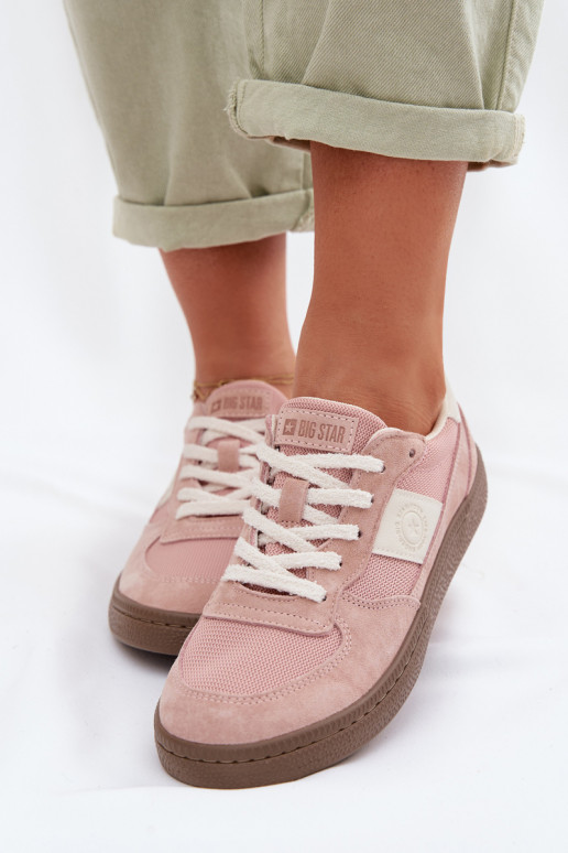 Sneakers modelio batai Moteriškas Big Star TT274175 rožinės spalvos