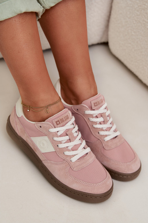 Sneakers modelio batai Moteriškas Big Star TT274175 rožinės spalvos