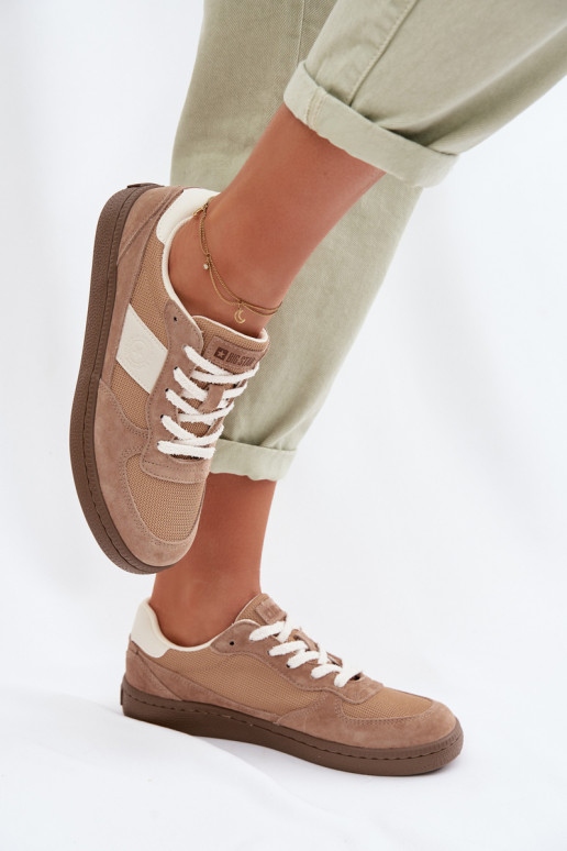 Sneakers modelio batai Moteriškas Big Star TT274177 dramblio kaulo spalvos