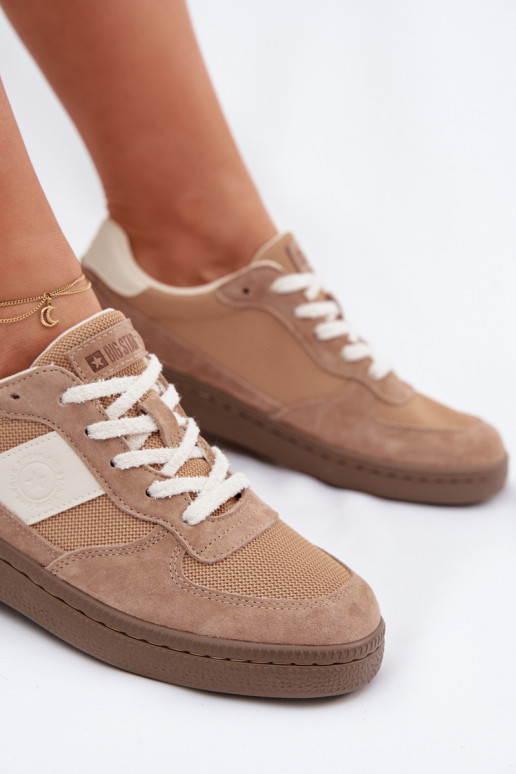 Sneakers modelio batai Moteriškas Big Star TT274177 dramblio kaulo spalvos
