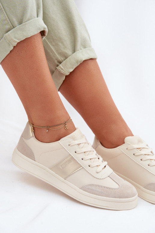 Sneakers modelio batai Moteriškas Big Star TT274155 smėlio spalvos