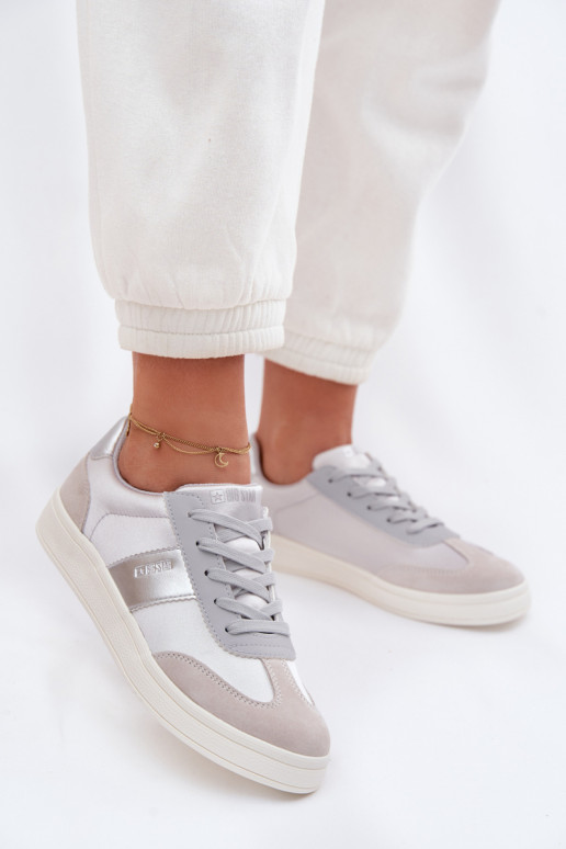 Sneakers modelio batai Moteriškas Big Star TT274156 pilkos spalvos