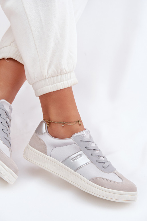 Sneakers modelio batai Moteriškas Big Star TT274156 pilkos spalvos