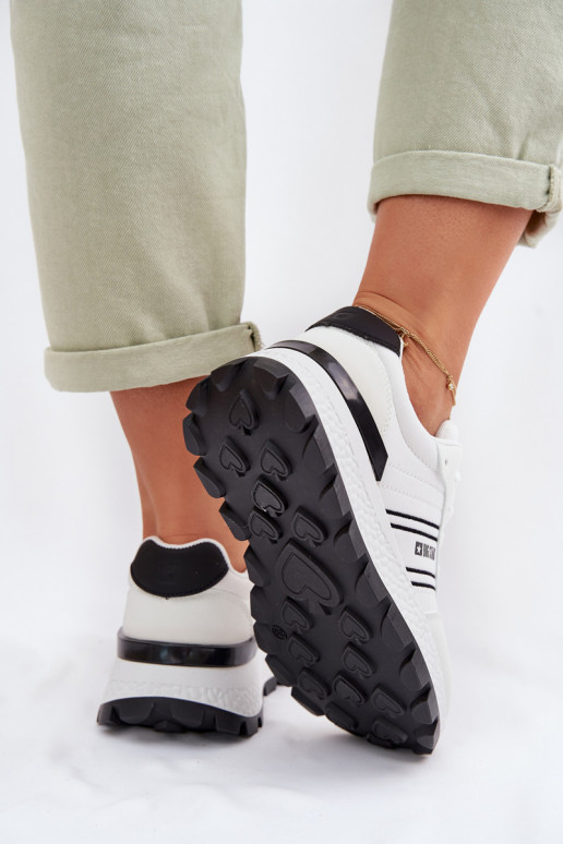 Sneakers modelio batai Moteriškas su platforma Big Star TT274882 Hi-Poly System baltos spalvos