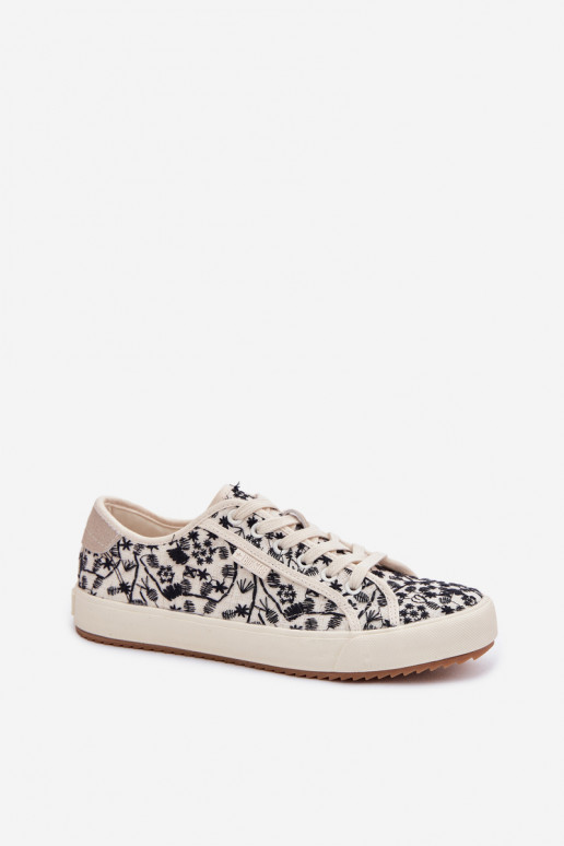 laisvalaikio batai Sportbačiai Moteriškas Big Star TT274842 dramblio kaulo spalvos