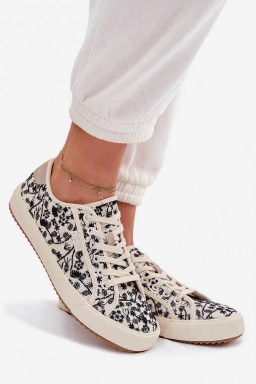 laisvalaikio batai Sportbačiai Moteriškas Big Star TT274842 dramblio kaulo spalvos