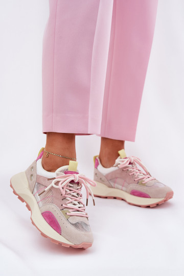 iš zomšos sportiniai bateliai Sneakers modelio batai Moteriškas Vinceza 66725 įvairių spalvų