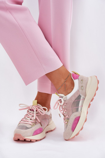 iš zomšos sportiniai bateliai Sneakers modelio batai Moteriškas Vinceza 66725 įvairių spalvų 2