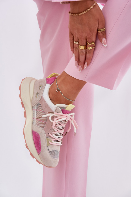 iš zomšos sportiniai bateliai Sneakers modelio batai Moteriškas Vinceza 66725 įvairių spalvų