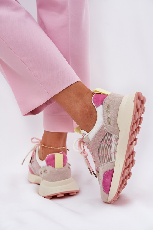 iš zomšos sportiniai bateliai Sneakers modelio batai Moteriškas Vinceza 66725 įvairių spalvų