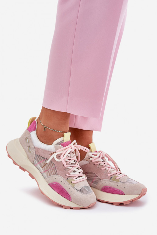 iš zomšos sportiniai bateliai Sneakers modelio batai Moteriškas Vinceza 66725 įvairių spalvų