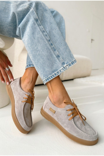 bataisuĮjungtaturalnego iš zomšosu Vinceza 95391 smėlio spalvos 2