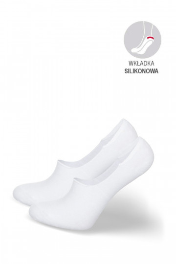 Vyriškos mikropolyesterinės medvilninės kojinės baltos spalvos