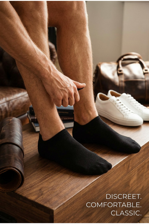 Vyriškos kojinės Stopki ULTRA CIENKIE juodos spalvos