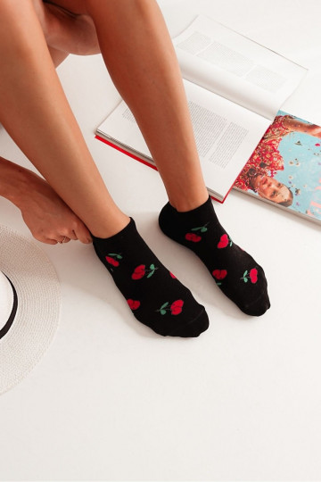 Puskojinės Moteriškas INiśnie juodos spalvos