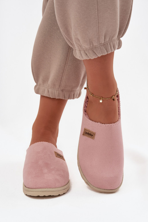 Šlepetės Moteriškas batai naminės Inblu CS000045 rožinės spalvos