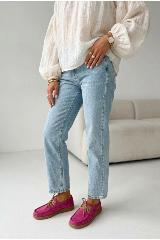 bataisuĮjungtaturalnego iš zomšosu Vinceza 95391 rožinės spalvos