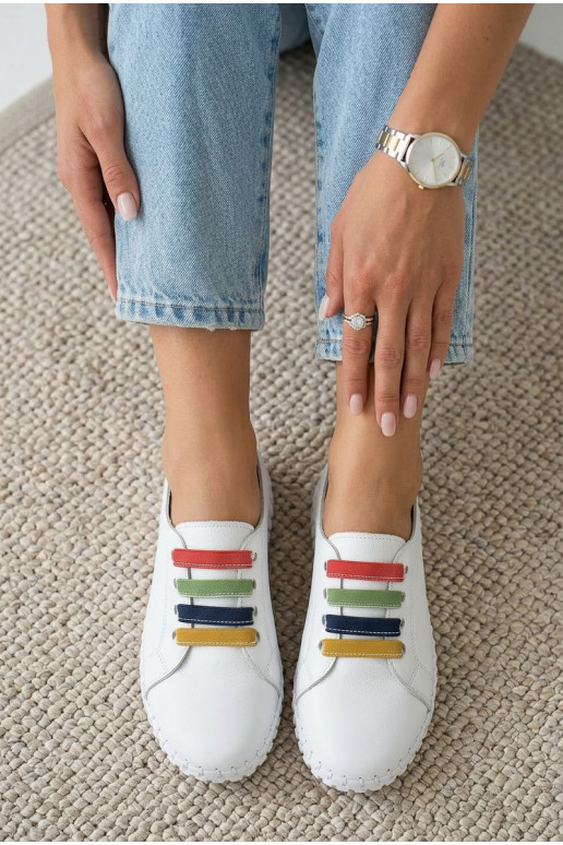 Oda batai Moteriškas Vinceza 95376 baltos spalvos