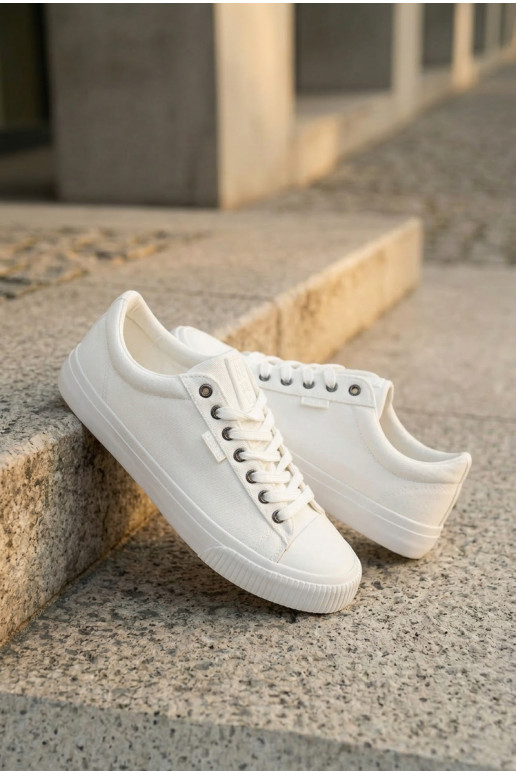 Žemas Vyriški laisvalaikio batai Big Star TT174112 baltos spalvos