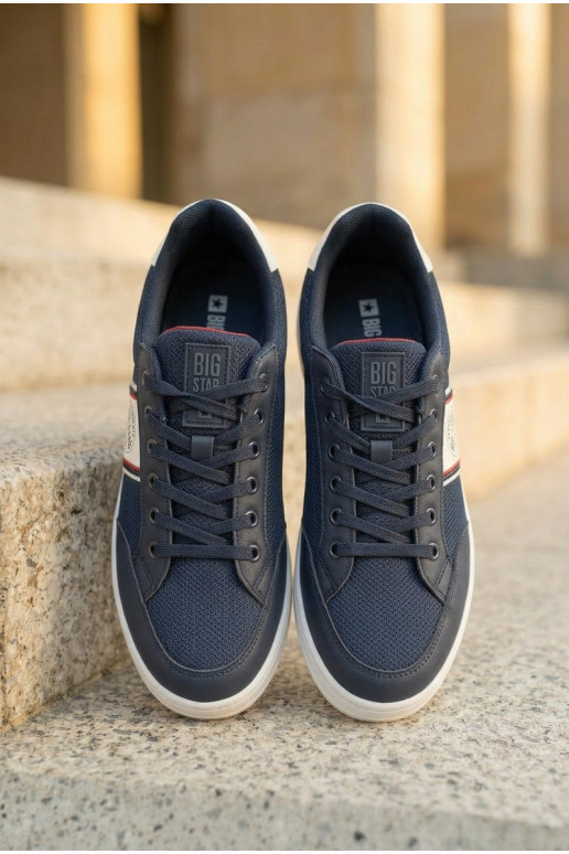 Sneakers modelio batai vyrams Big Star TT174309 tamsiai mėlynos spalvos