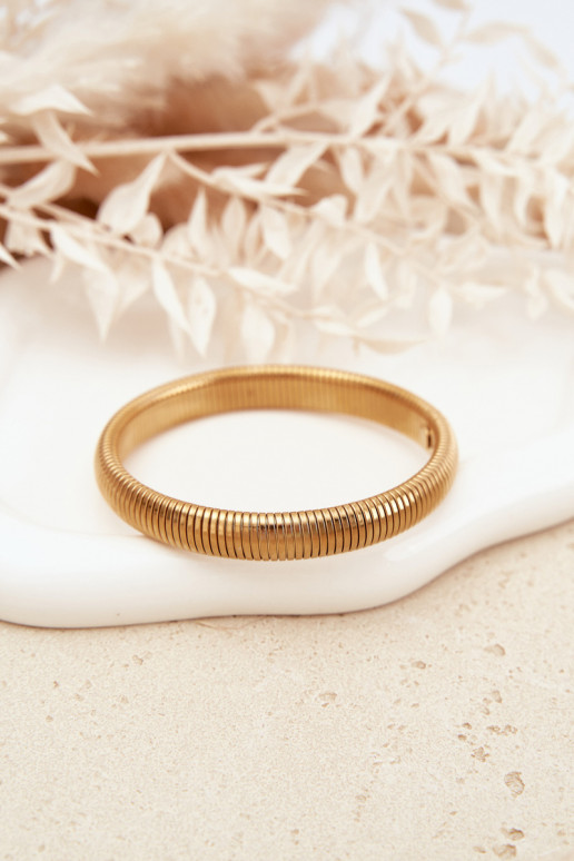 Apyrankė Moteriška iš nerūdijančio plieno aukso spalvos