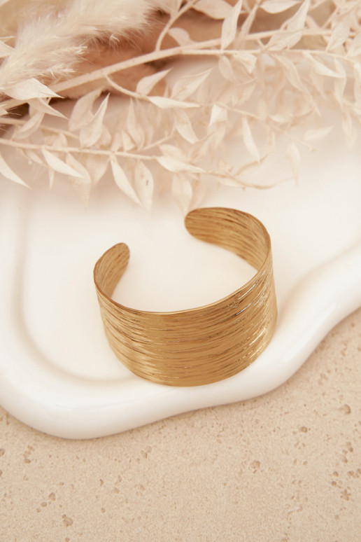 Apyrankė Moteriška iš nerūdijančio plieno aukso spalvos