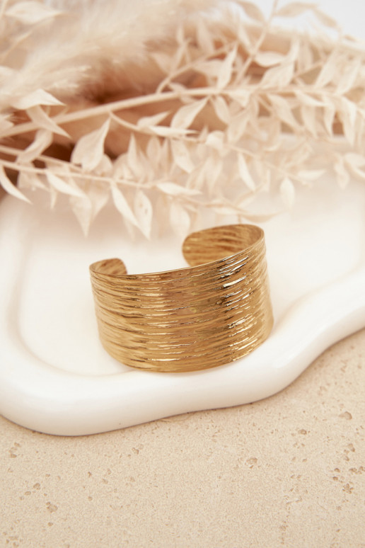 Apyrankė Moteriška iš nerūdijančio plieno aukso spalvos