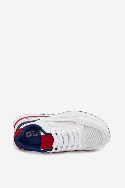sportiniai bateliai vyrams Big Star TT174315 Hi-Poly System baltos spalvos