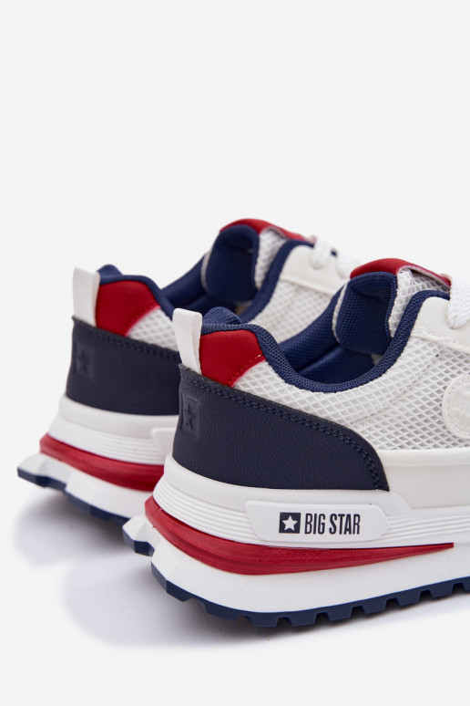 sportiniai bateliai vyrams Big Star TT174315 Hi-Poly System baltos spalvos