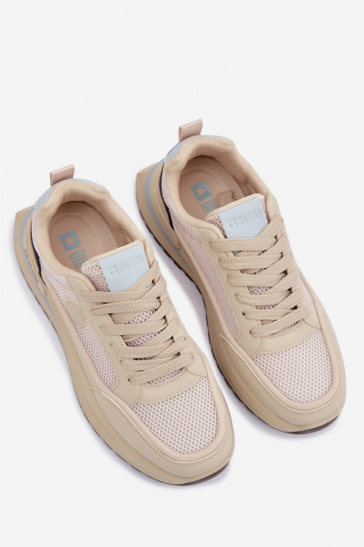 sportiniai bateliai vyrams Big Star TT174316 Hi-Poly System smėlio spalvos