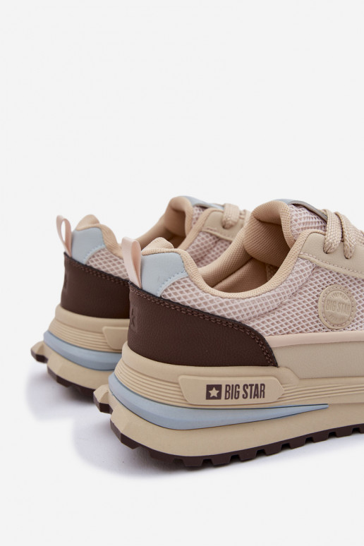 sportiniai bateliai vyrams Big Star TT174316 Hi-Poly System smėlio spalvos