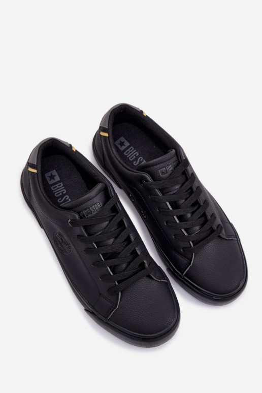 Sneakers modelio batai vyriški sportbačiai Big Star TT174084 juodos spalvos