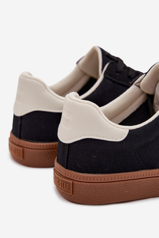 Sneakers modelio batai vyrams Big Star TT174129 juodos spalvos