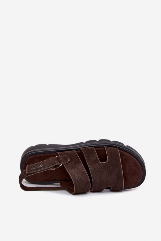 Moteriškos basutės iš zomšos Big Star TT274483 CzekoladoĮe