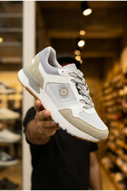 Sneakers modelio batai vyrams su platforma Big Star TT174032 Baltos-mėlynos spalvos