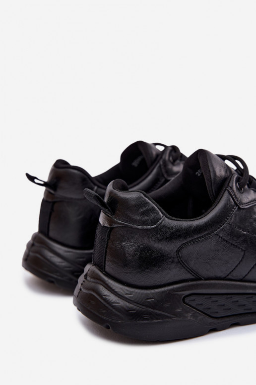 Sneakers modelio batai vyrams Eko Oda juodos spalvos Torven