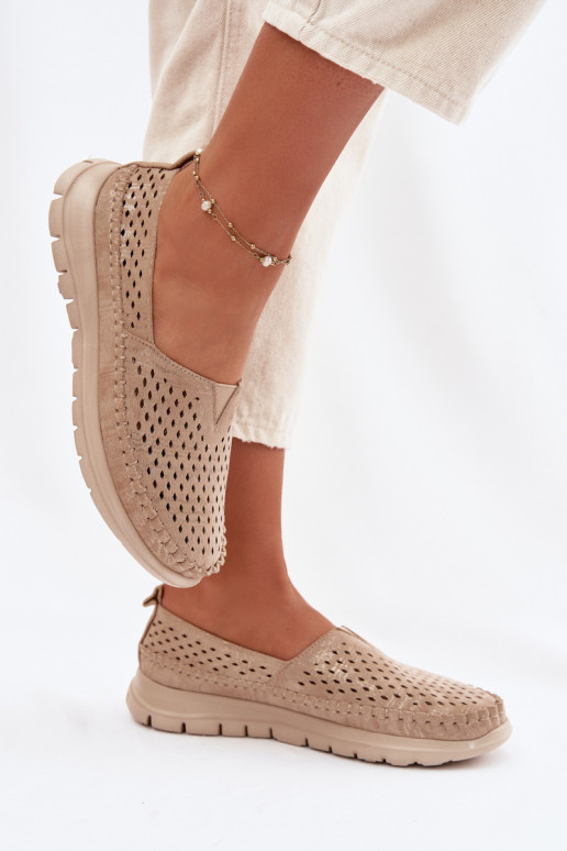 su aužūro elementais  moteriški mokasinai Sergio Leone MK099H aukso spalvos