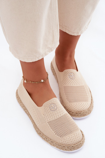 Espadrilės Vinceza 13659 smėlio spalvos