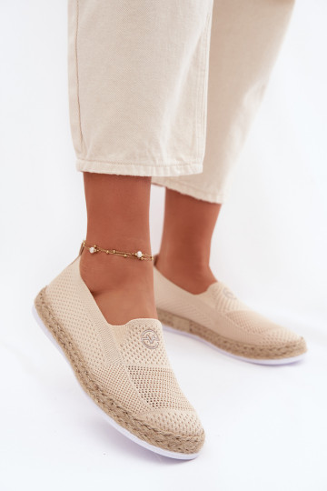 Espadrilės Vinceza 13659 smėlio spalvos 2