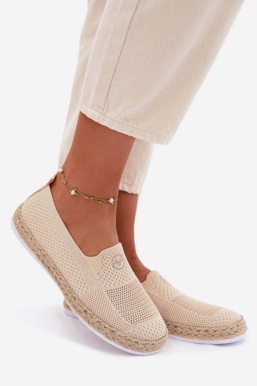 Espadrilės Vinceza 13659 smėlio spalvos