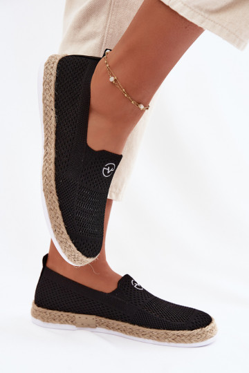 Espadrilės Vinceza 13659 juodos spalvos