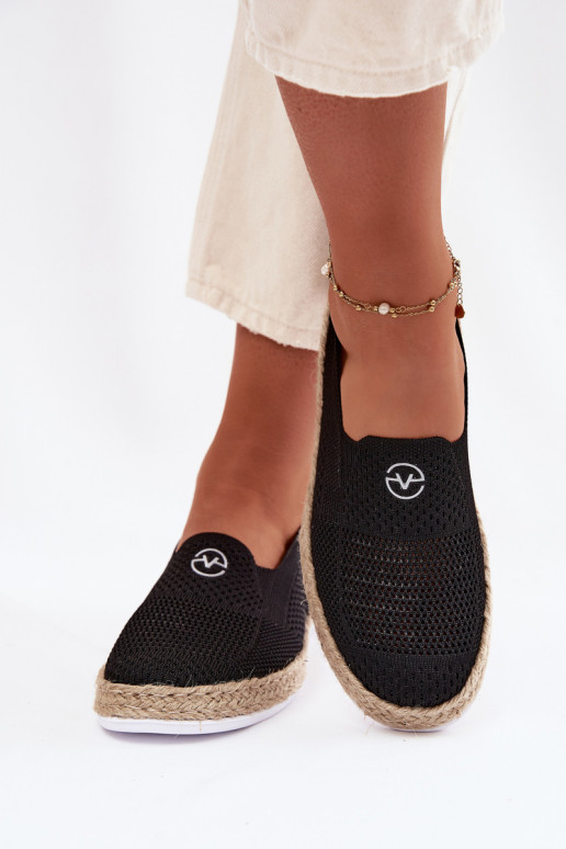 Espadrilės Vinceza 13659 juodos spalvos