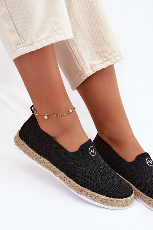 Espadrilės Vinceza 13659 juodos spalvos