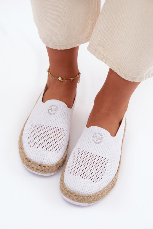 Espadrilės Vinceza 13659 baltos spalvos