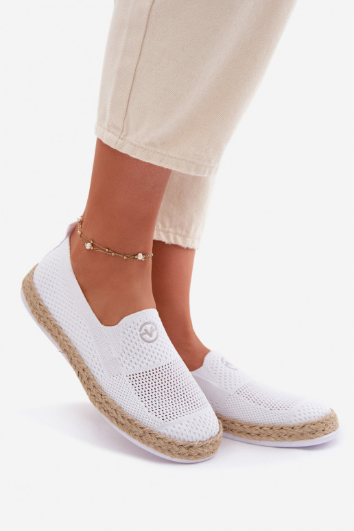 Espadrilės Vinceza 13659 baltos spalvos