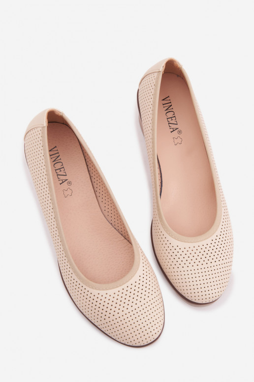 batai Moteriškas su platforma Vinceza 58629 dramblio kaulo spalvos