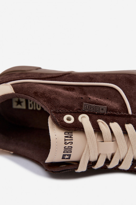 Sneakers modelio batai vyrams Big Star TT174092 CzekoladoĮe