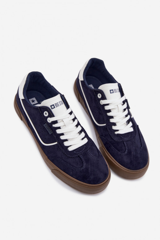 Sneakers modelio batai vyrams Big Star TT174091 tamsiai mėlynos spalvos