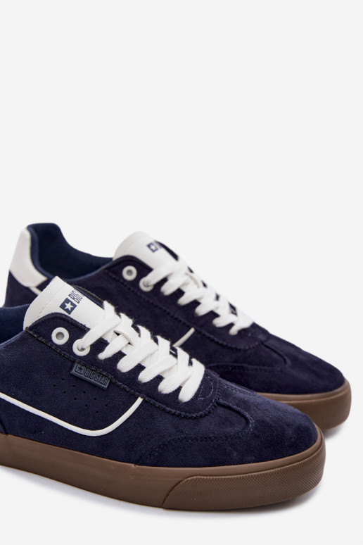 Sneakers modelio batai vyrams Big Star TT174091 tamsiai mėlynos spalvos